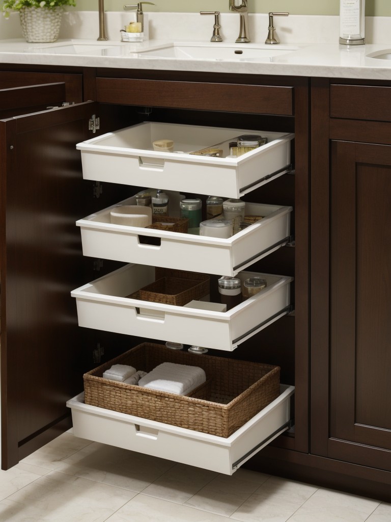 maximize-storage-organization-without-spending-fortune-installing-inexpensive-shelving-units-drawer-dividers-hanging-baskets-your-bathroom-essentials
