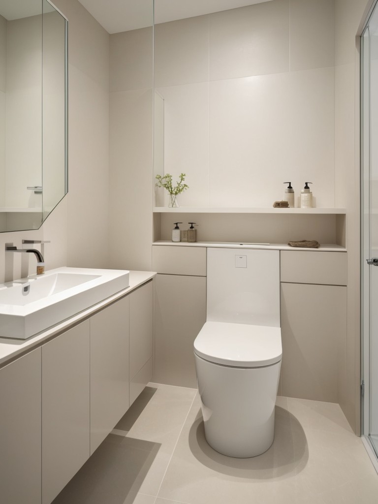 minimalist-bathroom-ideas-focusing-simplicity-functionality-incorporating-sleek-fixtures-neutral-color-palette-hidden-storage-solutions