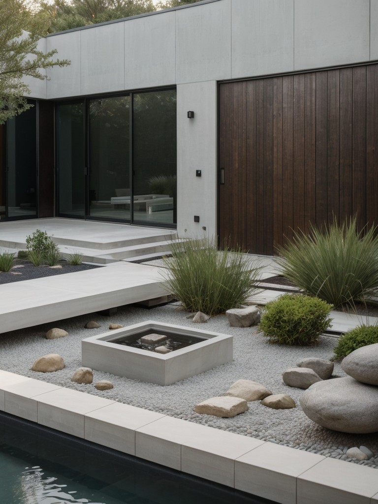 minimalist-backyard-escape-zen-garden-minimalist-furniture-calming-water-feature
