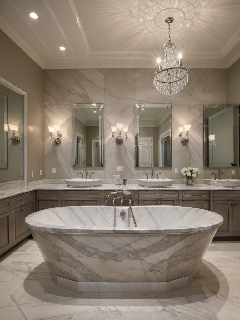 luxury-bathroom-ideas-marble-countertops-crystal-chandeliers