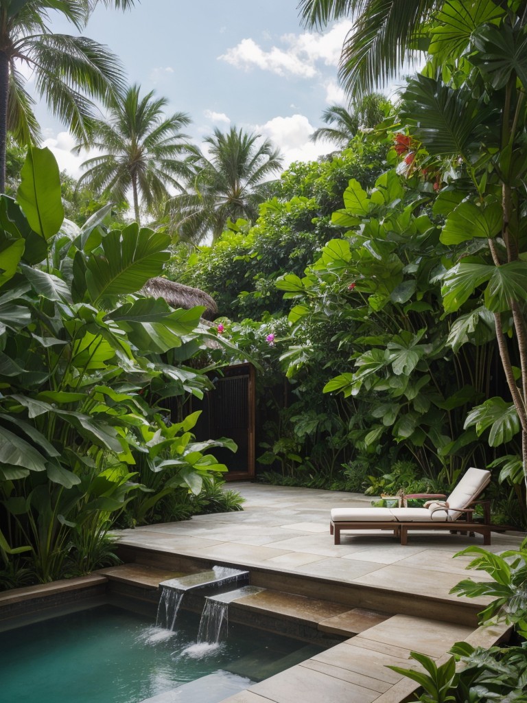 tropical-inspired-backyard-ideas-lush-foliage-vibrant-flowers-relaxing-water-feature-vacation-like-oasis-home