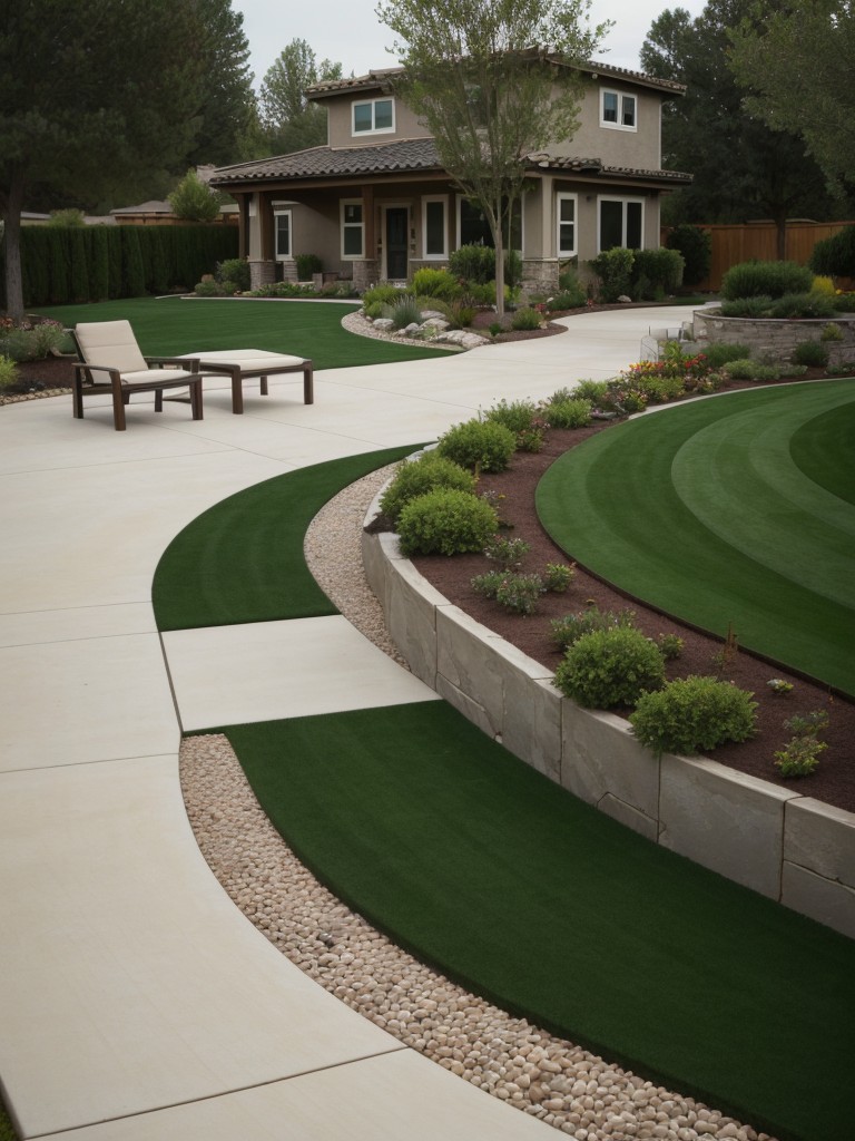 using-artificial-turf-drought-resistant-plants-automatic-irrigation-systems