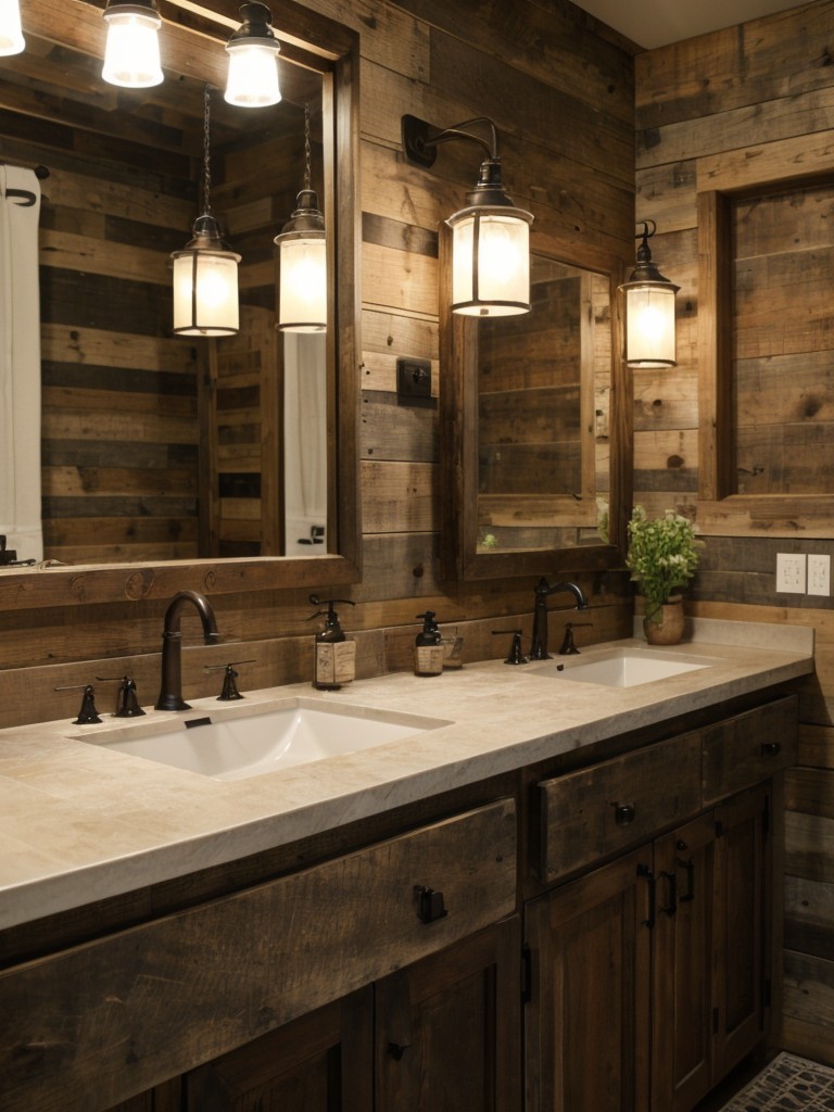rustic-bathroom-ideas-natural-materials-like-reclaimed-wood-stone-cozy-touches-such-farmhouse-sink-vintage-sconces