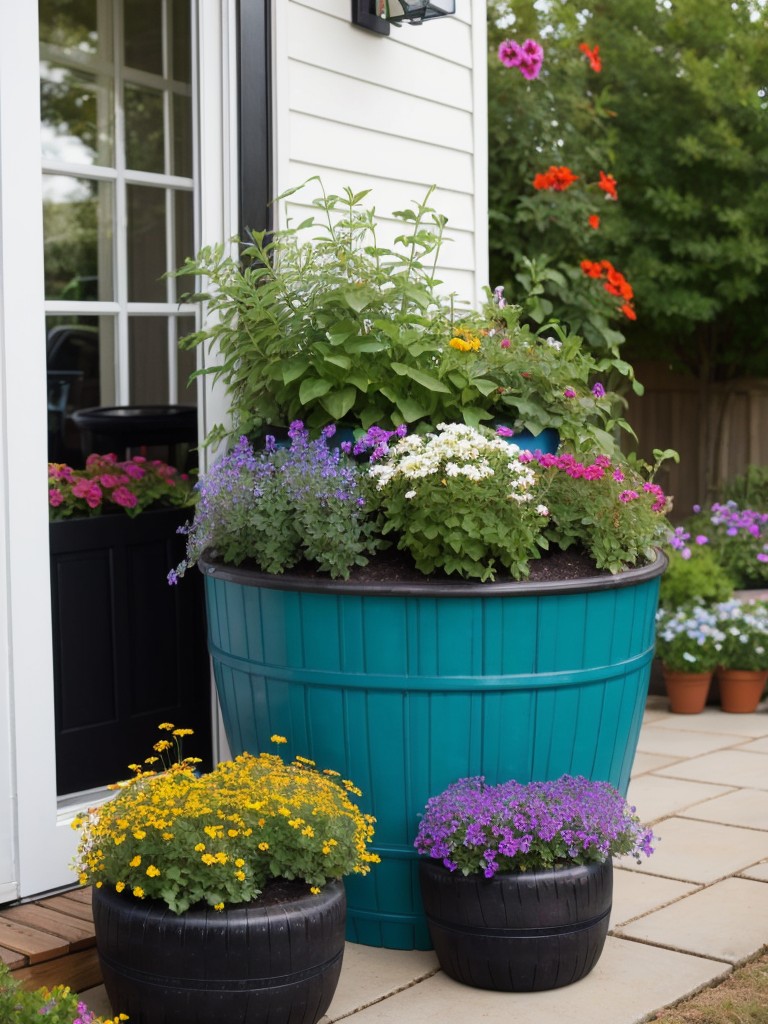 get-crafty-repurposing-old-tires-into-colorful-planters-adding-pop-color-charm-to-your-outdoor-space