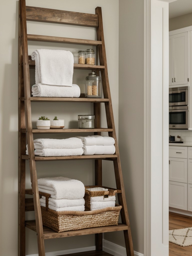 consider-using-ladder-shelf-to-maximize-vertical-space-display-decorative-items-towels