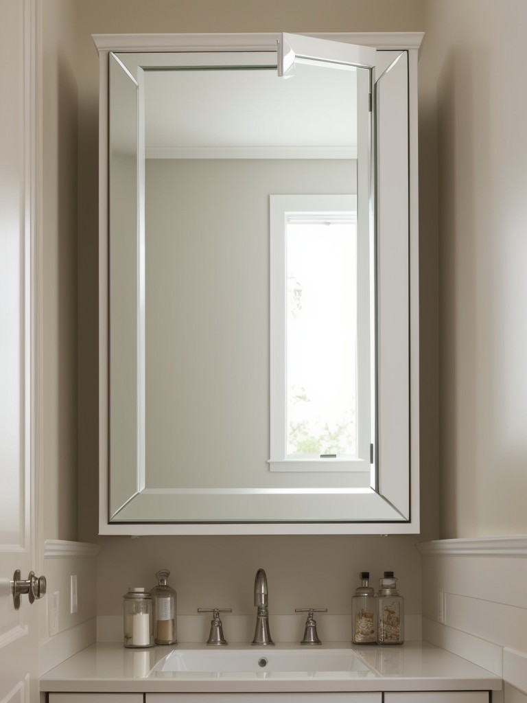 install-mirrored-medicine-cabinet-hidden-storage-while-also-adding-functionality-light-to-space