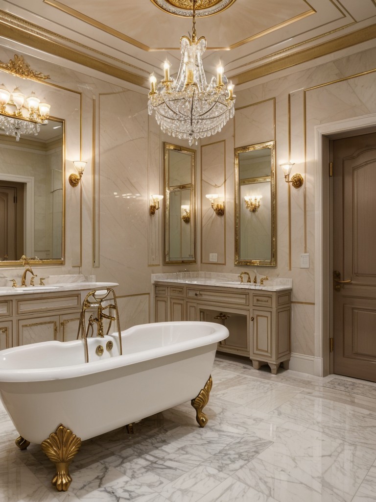 luxurious-bathroom-design-ideas-elegant-finishes-opulent-fixtures-using-crystal-chandelier-marble-countertops-freestanding-bathtub