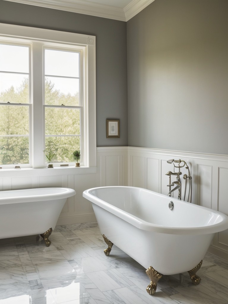 traditional-bathroom-design-ideas-timeless-elegance-classic-features-using-pedestal-sink-wainscoting-porcelain-clawfoot-tub