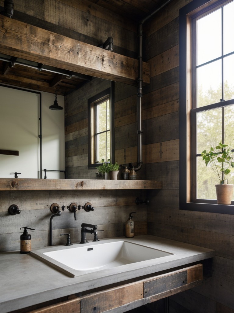 rustic-industrial-bathroom-ideas-that-blend-natural-elements-metal-accents-featuring-exposed-pipes-reclaimed-wood-concrete-sink