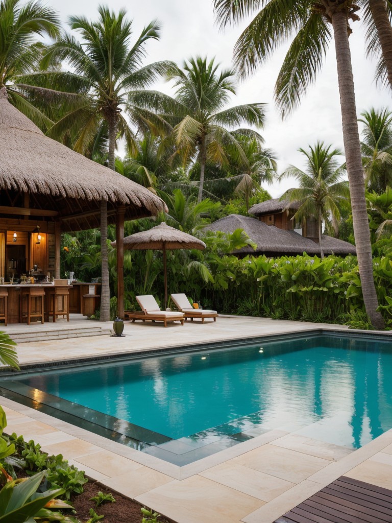 tropical-backyard-oasis-ideas-incorporating-palm-trees-luxurious-pool-thatched-roof-tiki-bar-vacation-like-experience-home