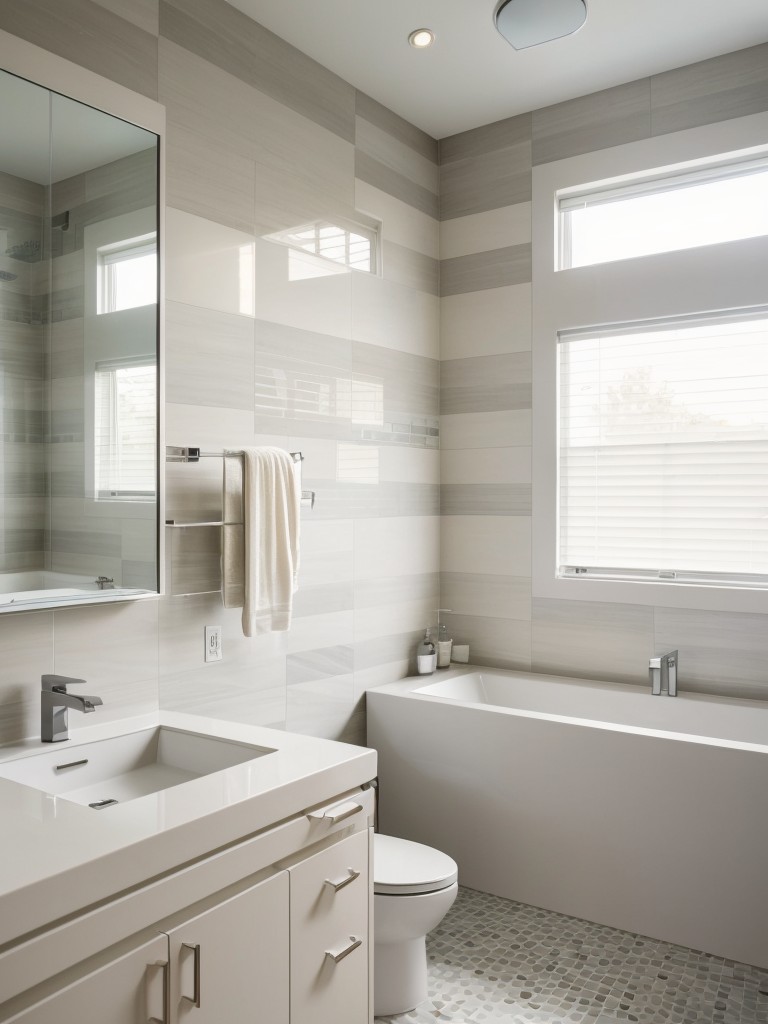 contemporary-bathroom-ideas-bold-geometric-patterns-neutral-color-scheme