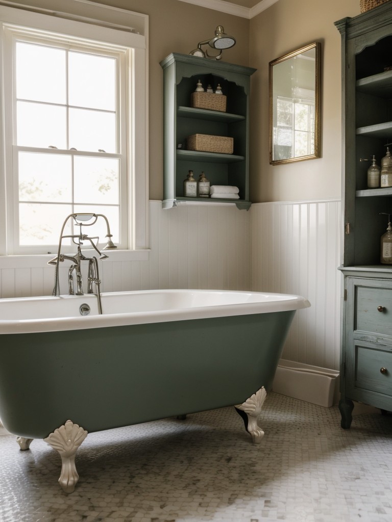 vintage-bathroom-ideas-clawfoot-tubs-antique-vanity-sets