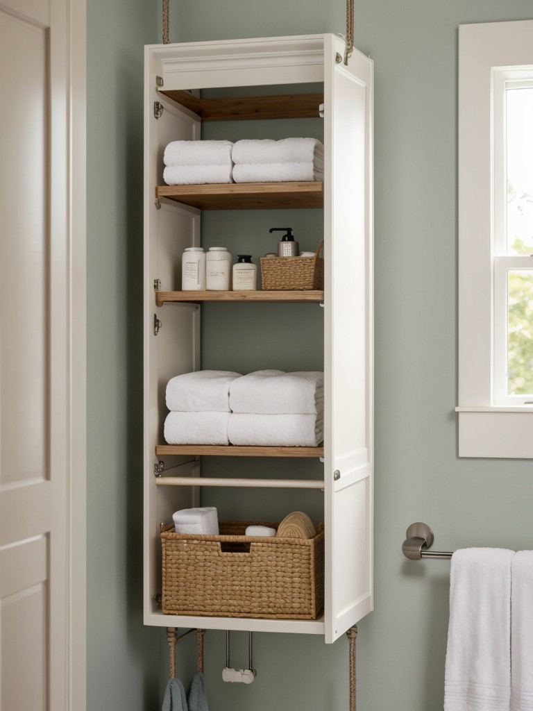 smart-storage-ideas-small-bathrooms-such-using-tension-rods-to-create-additional-hanging-space-towels-robes