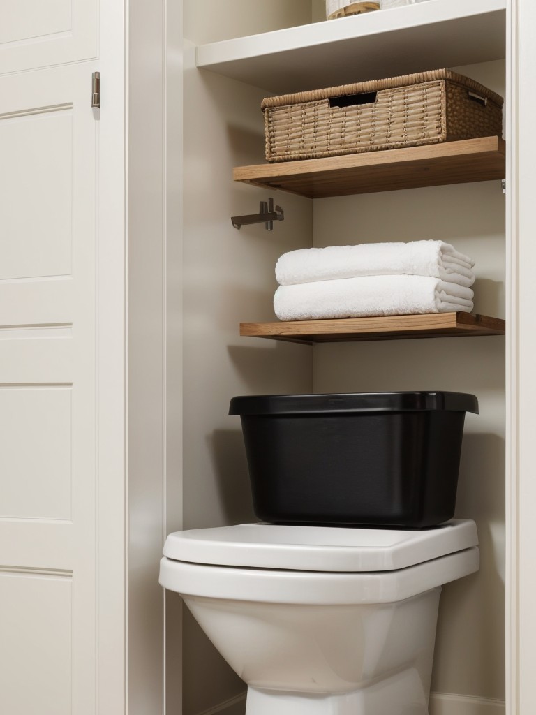 thumbnail image 2 of Over The Toilet Storage Shelf With Drawers - 3-Tier Freestanding Organizer, Toilet Paper Holder & Hooks 2 of 12