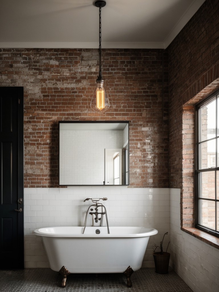 industrial-bathroom-inspiration-exposed-brick-walls-metallic-accents-vintage-edison-bulb-lighting-creating-raw-edgy-aesthetic