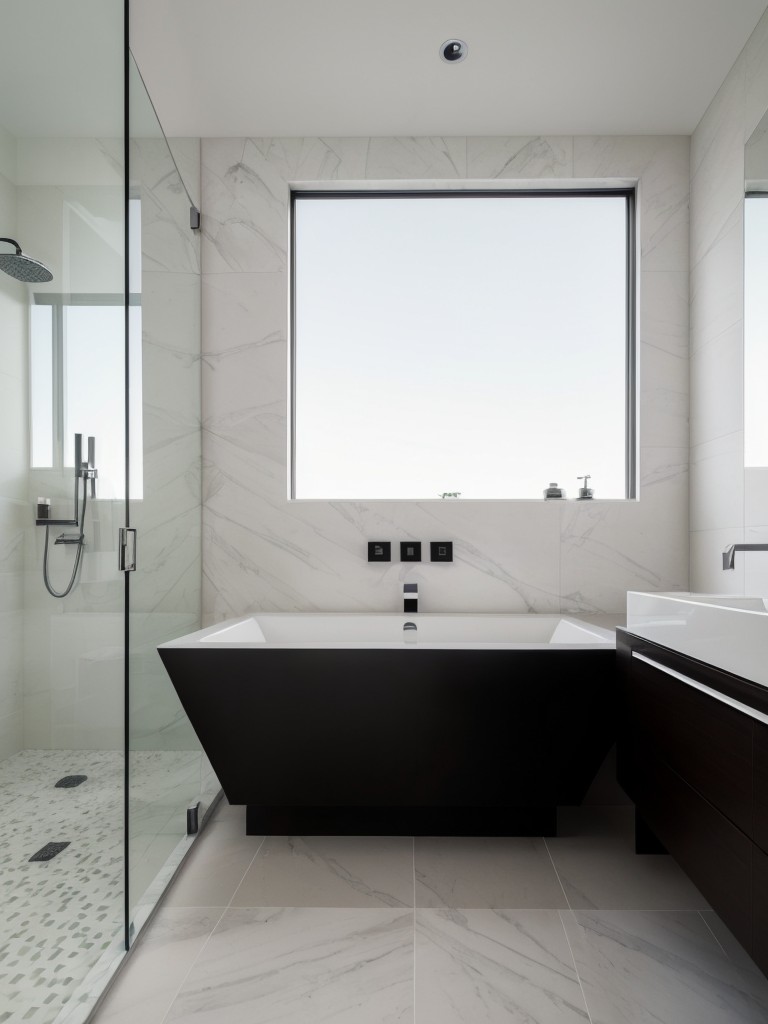 contemporary-bathroom-ideas-incorporating-sleek-polished-finishes-geometric-shapes-futuristic-elements-cutting-edge-modern-look