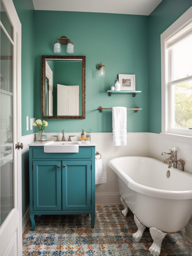 eclectic-bathroom-ideas-fun-vibrant-style-mixed-patterns-bold-colors-unexpected-decor-elements