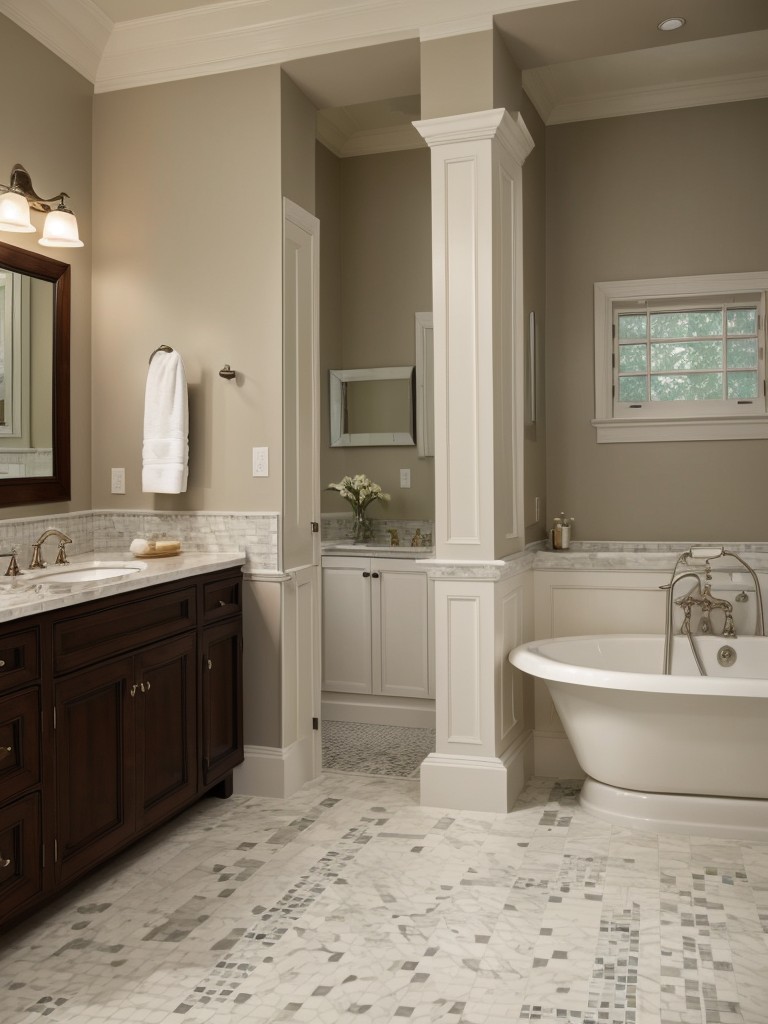 traditional-bathroom-ideas-elegant-moldings-pedestal-sink-classic-tile-patterns