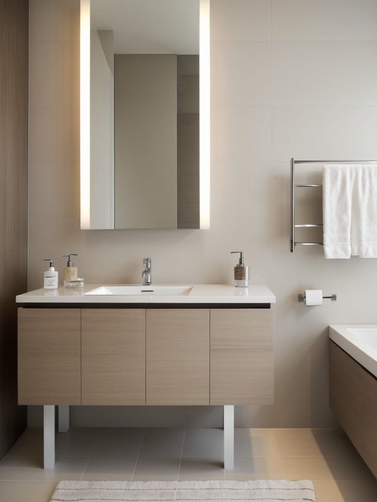 contemporary-bathroom-ideas-sleek-minimalist-design-bold-geometric-patterns-statement-lighting-fixtures-using-neutral-color-schemes-streamlined-furnit