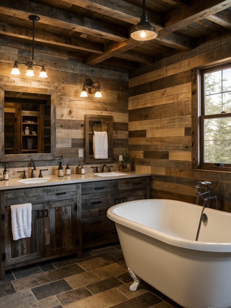 rustic-bathroom-ideas-reclaimed-wood-accents-stone-tile-vintage-fixtures-cozy-inviting-atmosphere