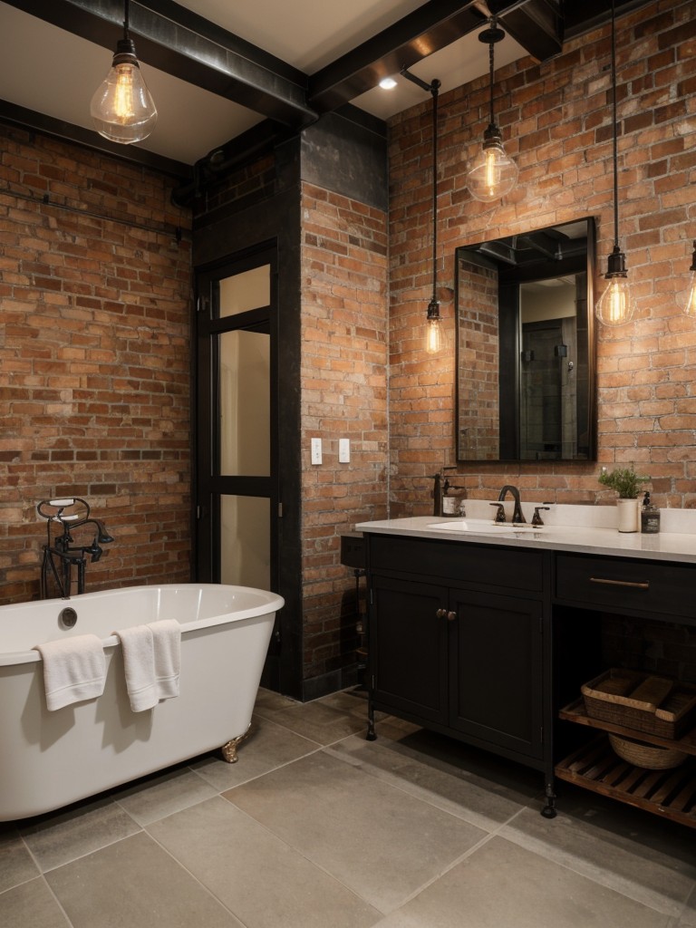 Effortlessly Stylish Industrial Chic Bathroom Ideas