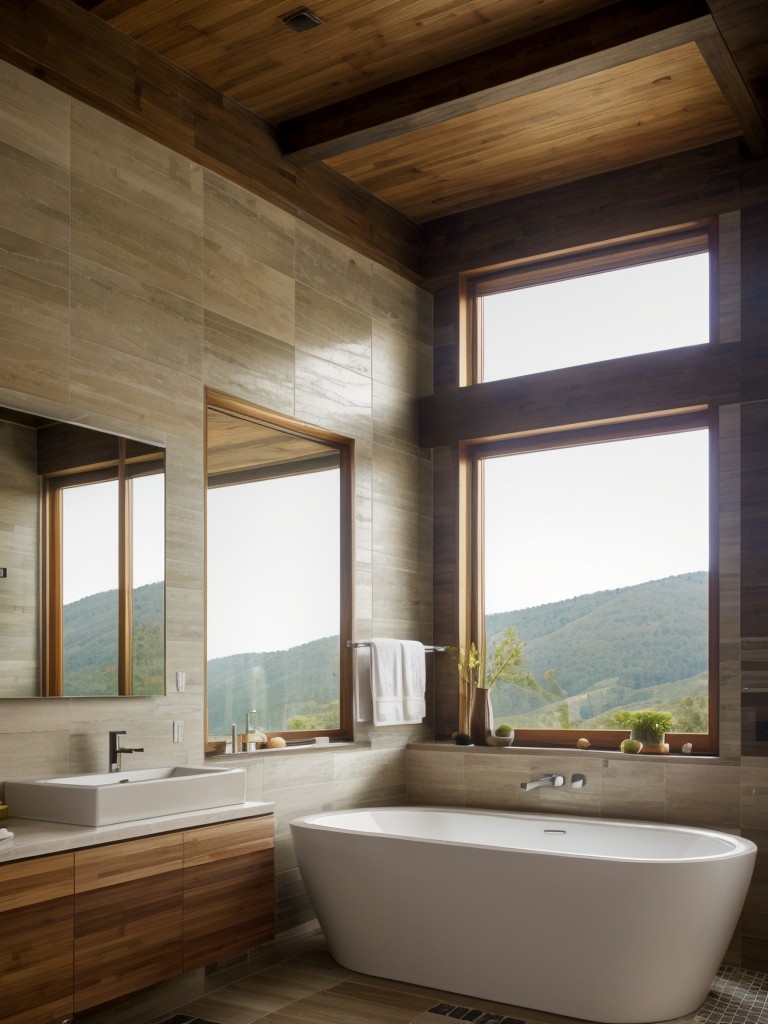 spa-inspired-bathroom-ideas-calming-colors-natural-materials-like-bamboo-stone-large-soaking-tub