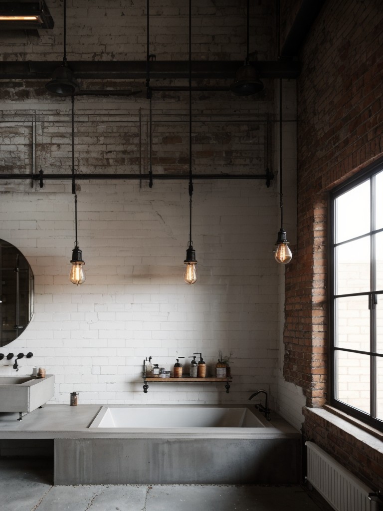 industrial-loft-bathroom-ideas-exposed-brick-walls-concrete-floors-metal-fixtures-complemented-vintage-lighting-fixtures-salvaged-materials-raw-edgy-a