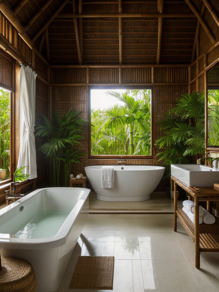 tropical-bathroom-design-ideas-bringing-outdoors-lush-plants-bamboo-accents-resort-like-feel