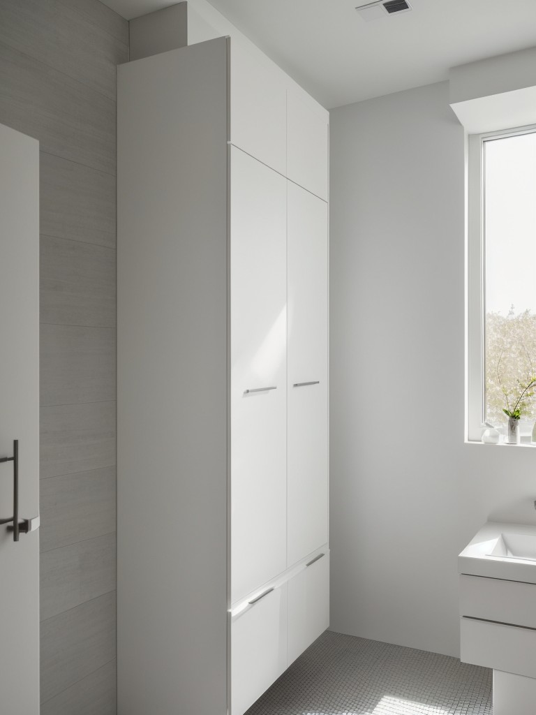 minimalist-bathroom-ideas-sleek-fixtures-monochromatic-color-scheme-utilizing-wall-mounted-storage-hidden-lighting-clean-clutter-free-look