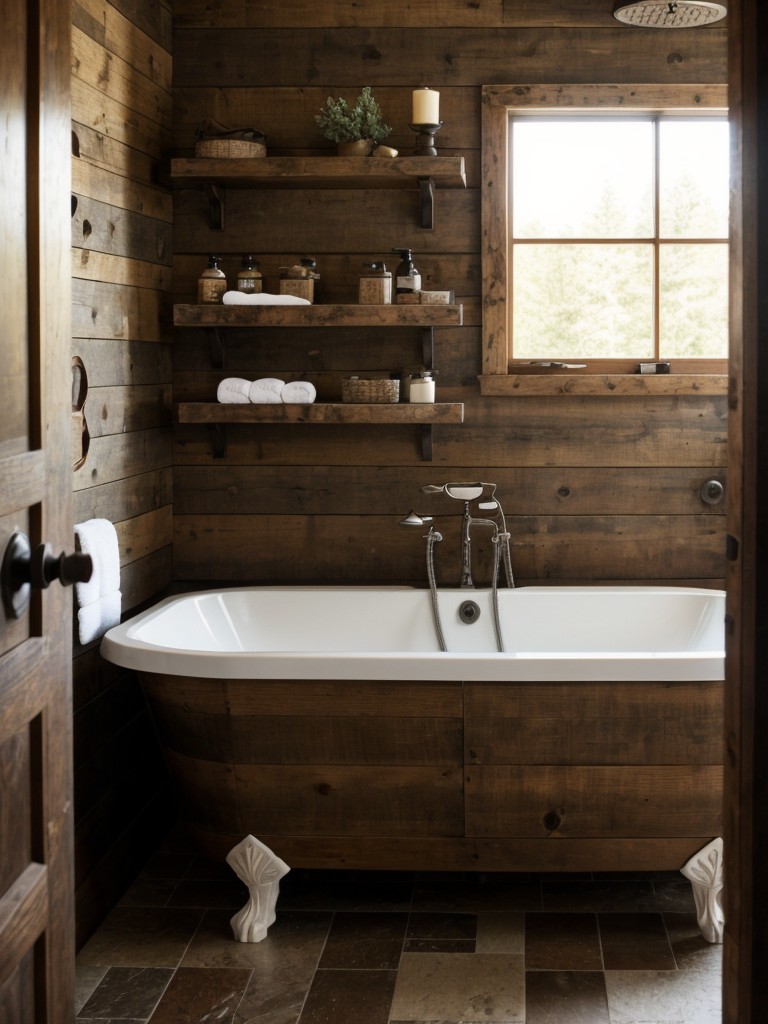 rustic-bathroom-ideas-natural-wood-elements-cozy-cabin-inspired-atmosphere-featuring-stone-tiled-shower-vintage-farmhouse-accessories