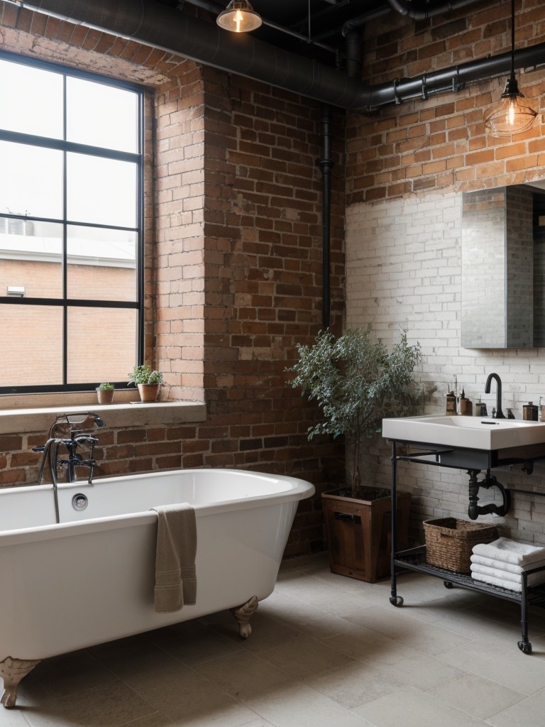 industrial-bathroom-ideas-exposed-brick-walls-metal-fixtures-urban-loft-aesthetic