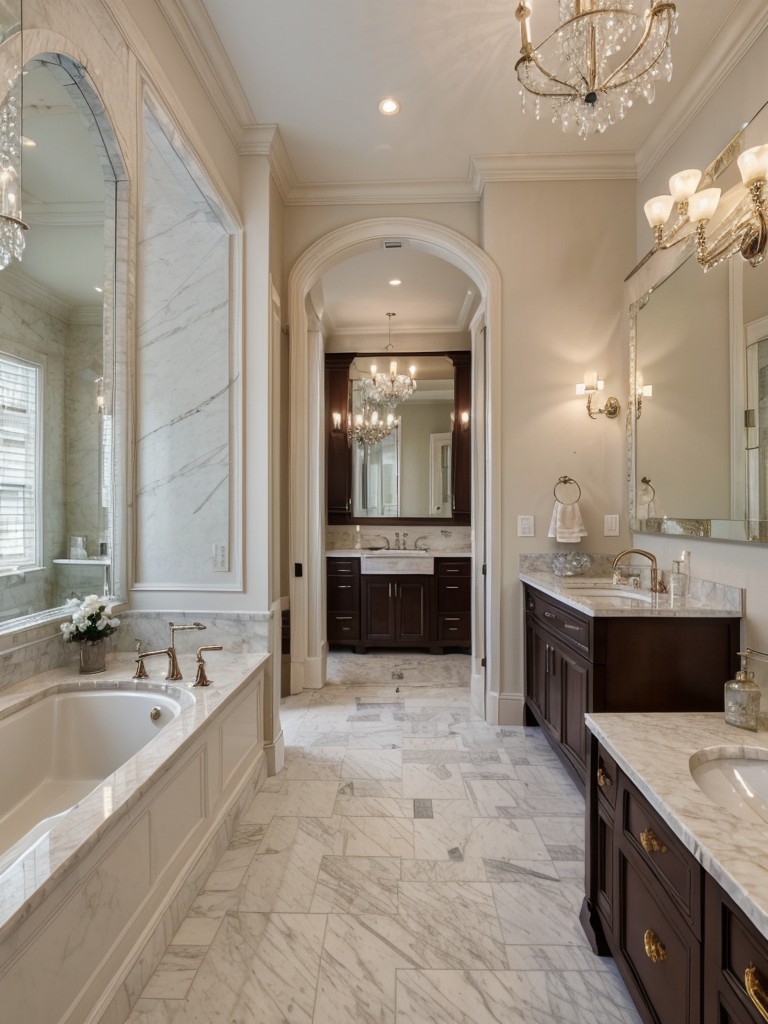 glamorous-bathroom-ideas-crystal-chandeliers-ornate-mirrors-luxurious-marble-surfaces