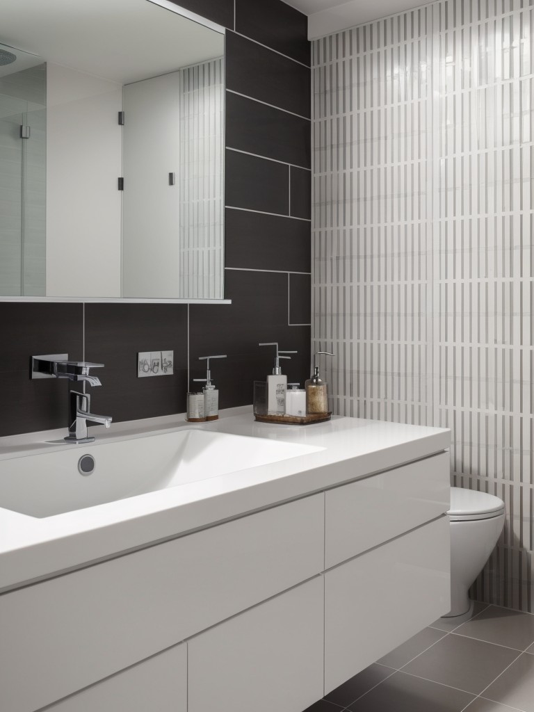 contemporary-bathroom-ideas-sleek-minimalist-fixtures-geometric-patterns-chrome-accents