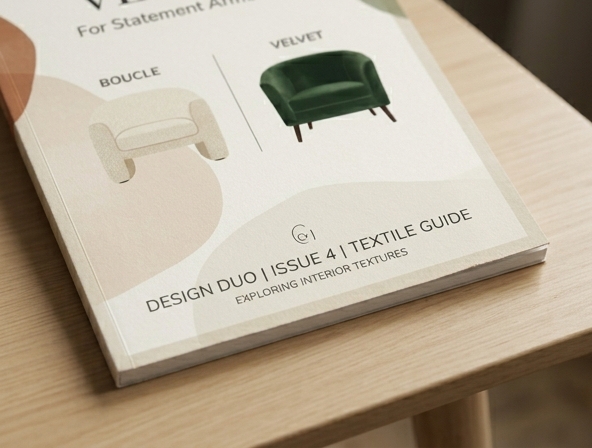 Boucle vs. Velvet: Choosing the Perfect Fabric for Statement Armchairs Image