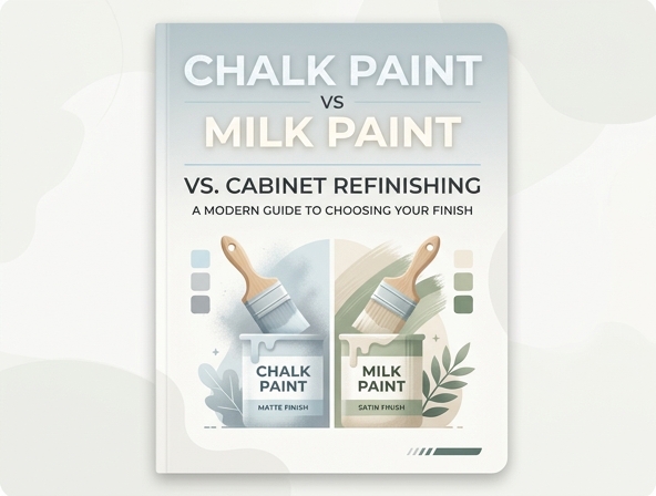 Chalk Paint vs. Milk Paint: The Ultimate Cabinet Refinishing Guide Image