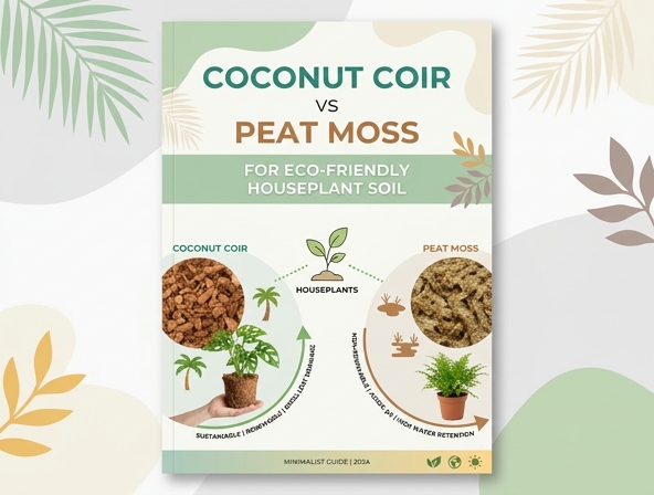 Coconut Coir vs. Peat Moss: The Ultimate Guide to Eco-Friendly Houseplant Soil Image