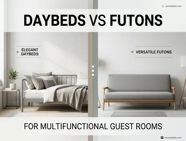 Daybeds vs. Futons: The Best Space-Saving Beds for Small Guest Rooms Image