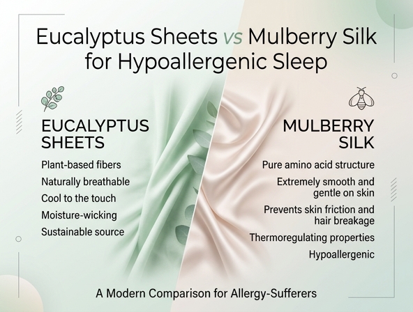 Eucalyptus Sheets vs. Mulberry Silk: The Best Hypoallergenic Bedding for Clean Sleep Image