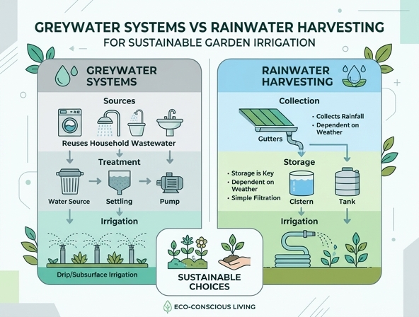 Greywater Systems vs. Rainwater Harvesting: Best Water-Saving Solutions for Your Sustainable Home Image