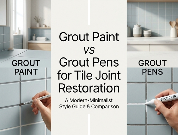 Grout Paint vs. Grout Pens: The Best Way to Restore Tile Joints Image
