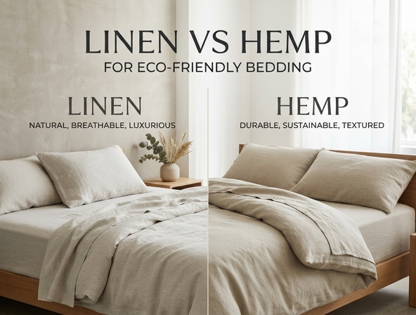 Linen vs. Hemp Bedding: The Best Eco-Friendly Sheets for a Sustainable Home Image