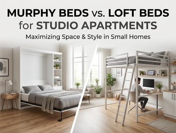 Small Space Living: Murphy Beds vs. Loft Beds for Studio Apartments Image