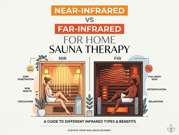 Near-Infrared vs. Far-Infrared: Which Home Sauna Therapy Is Right for You? Image