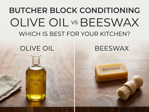 Olive Oil vs. Beeswax: The Best Wood Conditioner for Butcher Blocks Image