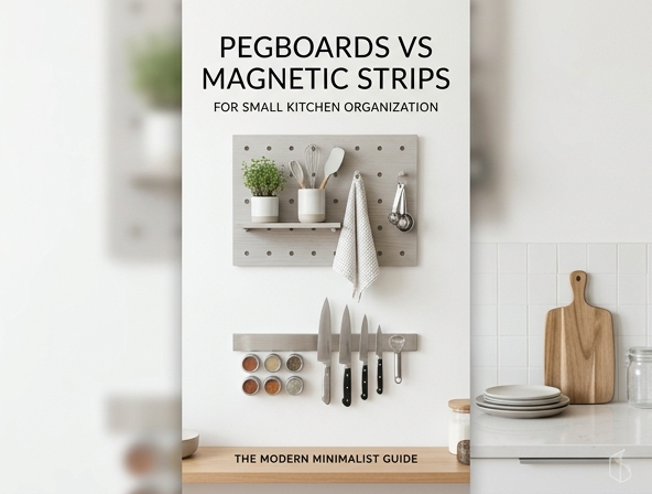 Pegboards vs. Magnetic Strips: The Ultimate Small Kitchen Storage Showdown Image