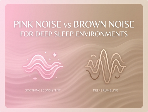 Pink Noise vs. Brown Noise: Designing the Ultimate Sound Environment for Deep Sleep Image