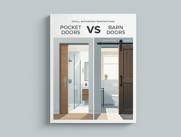 Pocket Doors vs. Barn Doors: Which Is the Ultimate Space-Saver for Your Small Bathroom? Image