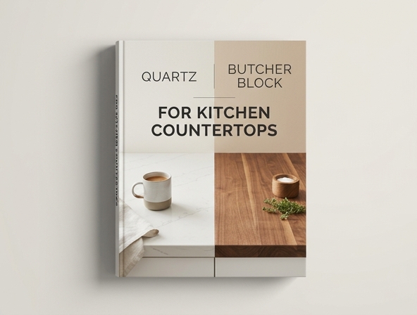 Quartz vs. Butcher Block: Choosing the Best Countertops for an Organized Kitchen Image