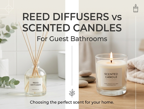 Reed Diffusers or Scented Candles: Which Is Best for Your Guest Bathroom? Image