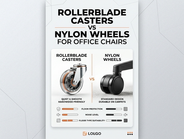 Rollerblade Casters vs. Nylon Wheels: The Best Office Chair Wheels for Your Home Office Image